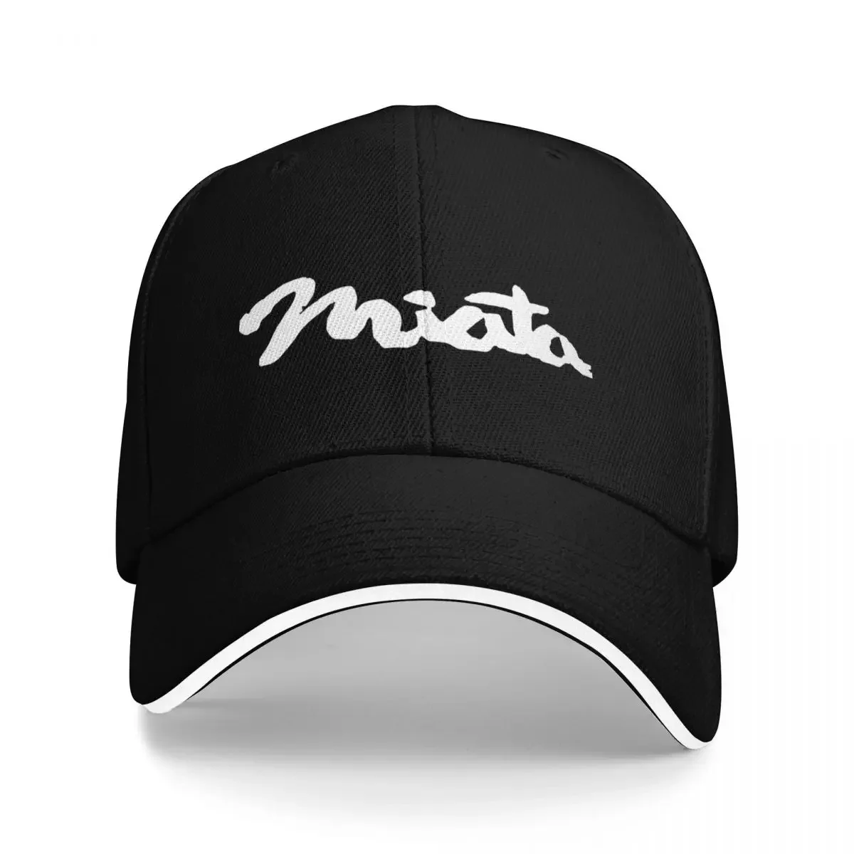Golf Equipment Logo - Topi Bisbol Putih Logo Miata Asli