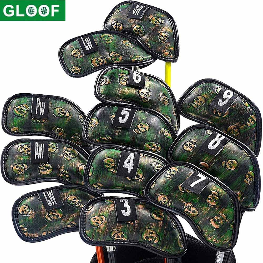 Golf Club Iron Set - 12Pcs Set Penutup Kepala Tongkat Golf