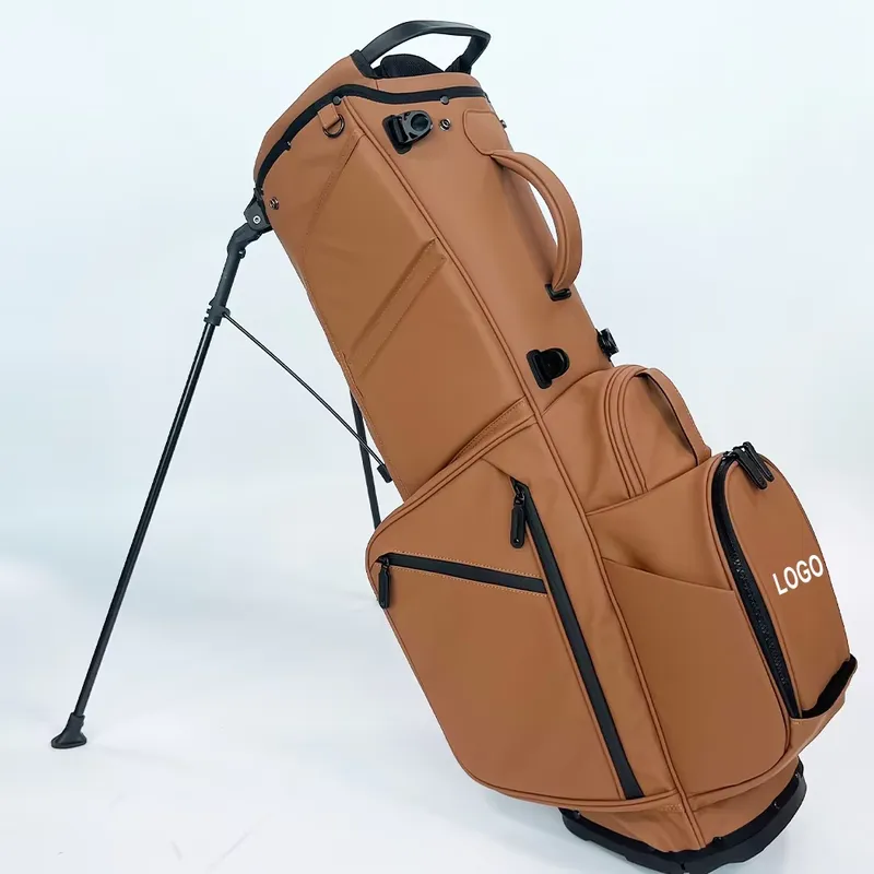 Tas Golf Stand Bag Kulit PU Co - Golf Equipment Logo ulasan dan harga