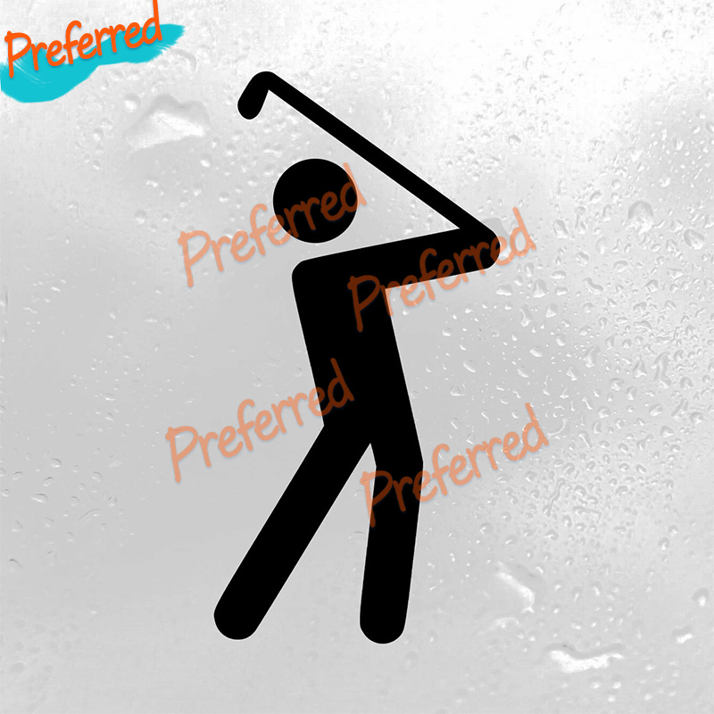 2x Stiker Vinyl Golf Player Pu - Golf Equipment Packages ulasan dan harga