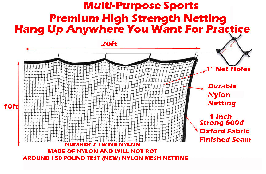 Jaring Multi-Sport Kuat untuk  - Practice Net Hitting ulasan dan harga