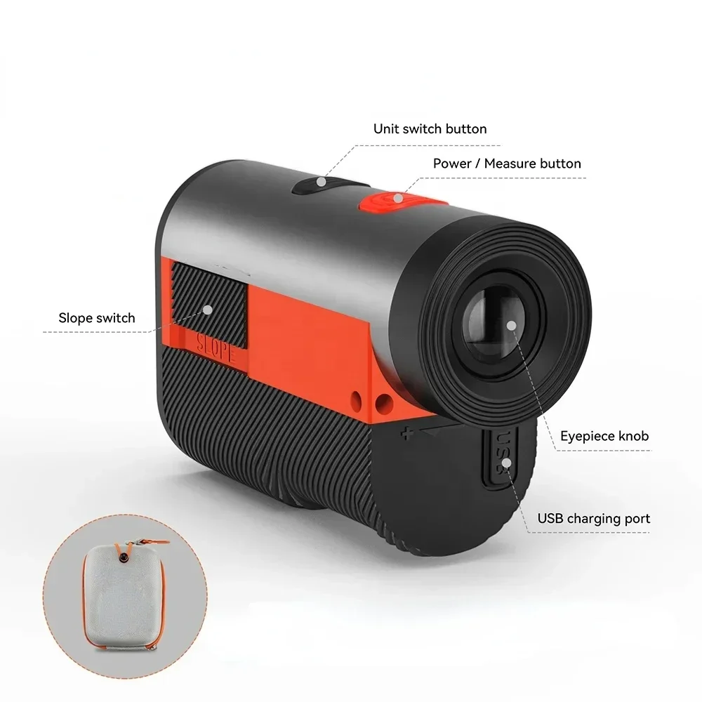 GPF12 Mileseey 600M Pengukur J - Rangefinder Laser Golf ulasan dan harga