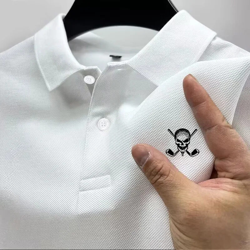 Kaus Polo pria Logo Golf tengk - Golf Equipment Logo ulasan dan harga